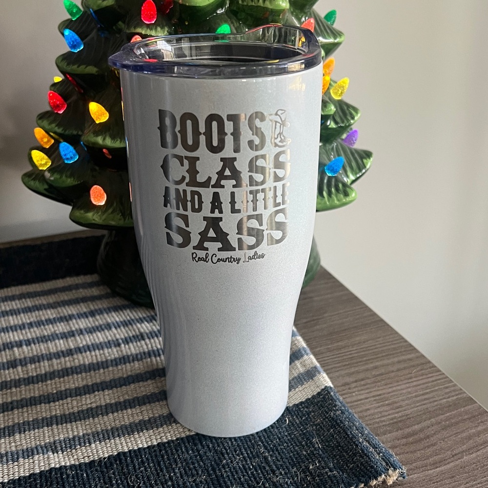 Boots Class and a Little Sass 27 ounce Cup